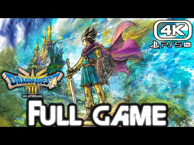 DRAGON QUEST 3 HD-2D REMAKE Gameplay Walkthrough FULL GAME (4K 60FPS PS5 PRO) No Commentary