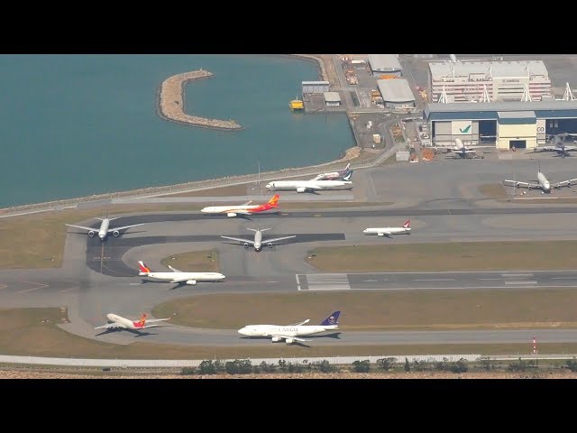 Best Plane Spotting Location Hong Kong Airport with Air Traffic Control