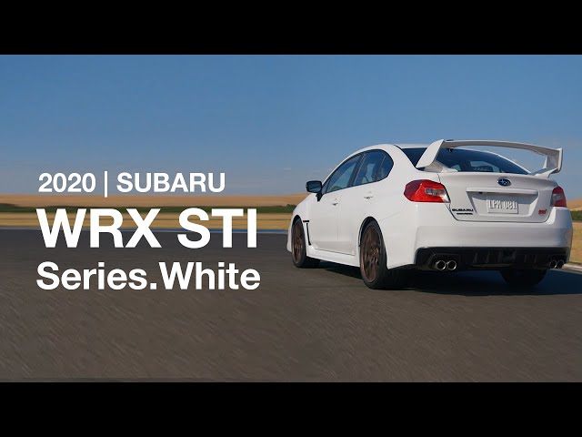 2020 Subaru WRX STI Series.White: Out of the Box