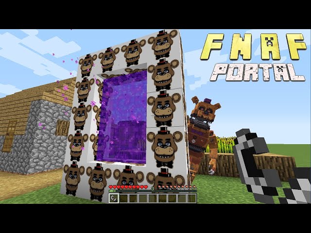 Never Dont LIGHT this FNAF PORTAL in Minecraft !