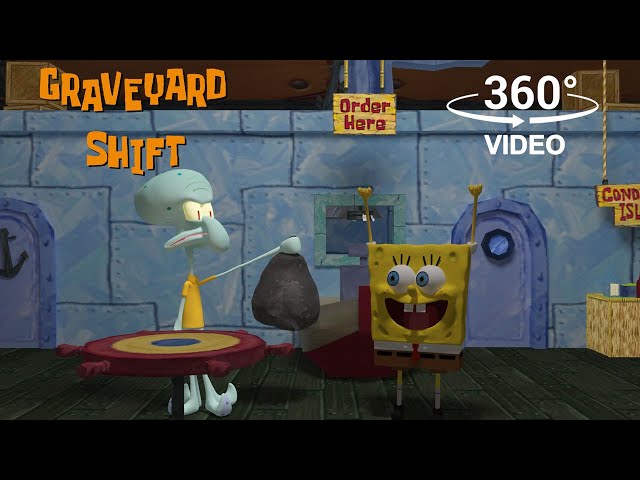 SpongeBob 360° VR | Graveyard Shift