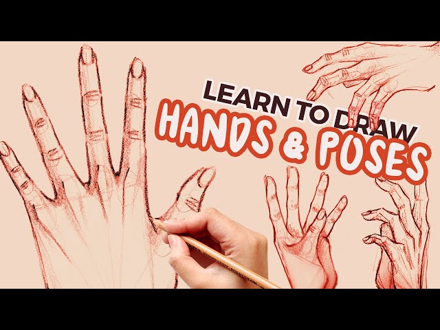 how to draw hands for beginners | step by step tutorial