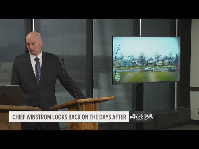 Chief Winstrom looks back 1 year after GRPD Officer shot, killed Patrick Lyoya