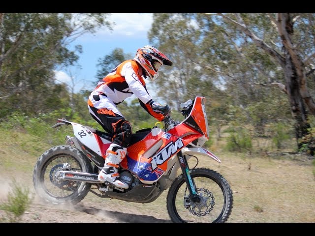 Dakar 2014 rider Ben Grabham KTM