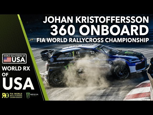 Onboard with 2018 FIA World Rallycross Champion Johan Kristoffersson *360 Video*