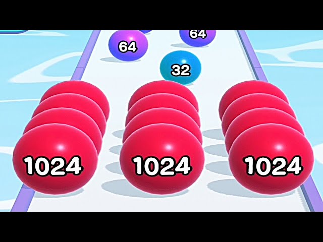 Ball Run 2048 Mobile Gameplay All Levels Android, iOS Walkthrough Game Update Level 94 - 121