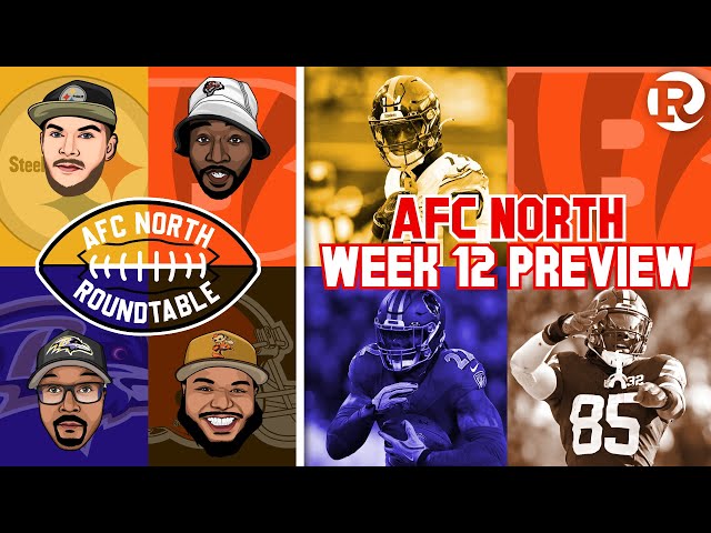 AFC North Roundtable | NFL Week 12 Preview - Including TNF Browns vs Steelers