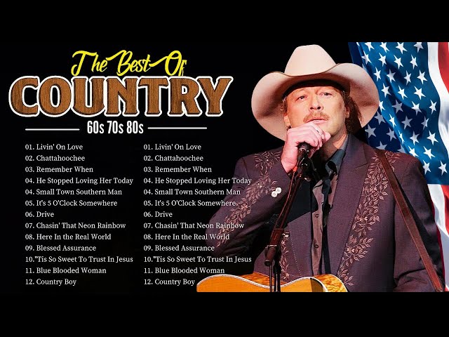 Alan Jackson 🌻 Greatest Hits 80s 90s Country Music Best Songs Of Alan Jackson - Full Album