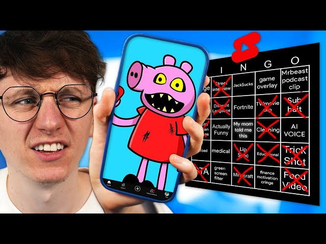 The HARDEST Youtube Shorts Bingo