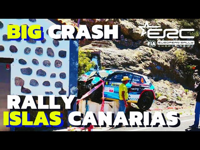 Big Crashes ERC Rally Islas Canarias 2024