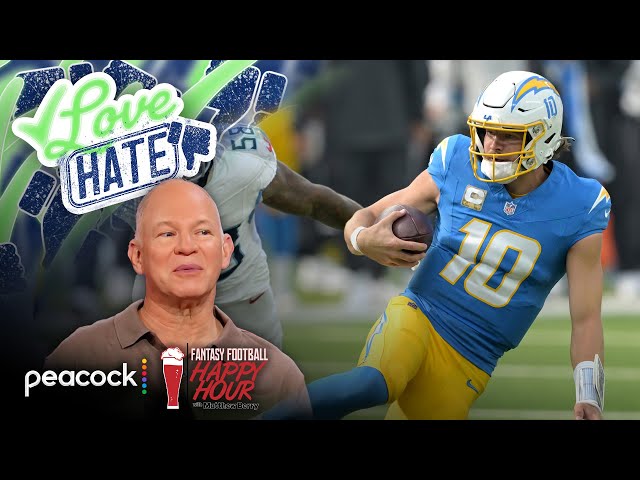 Week 11 Love/Hate: Joe Mixon, George Pickens, Justin Herbert + more | Happy Hour (FULL SHOW)