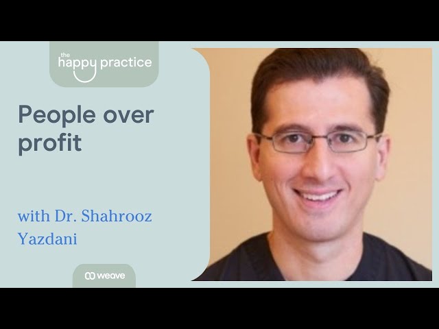 People over Profit with Dr. Shahrooz Yazdani