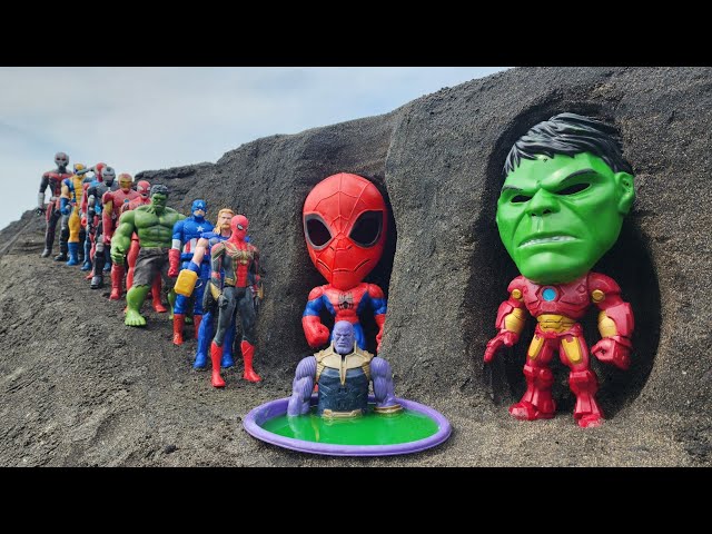 SUPERHERO AVENGERS, HULK VS SPIDER-MAN, IRON MAN VS CAPTAIN AMERICA VS THANOS, THOR VS ANT-MAN