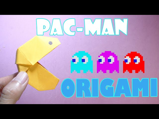 Origami Pac-Man | Paper Pac-Man | Easy origami toy