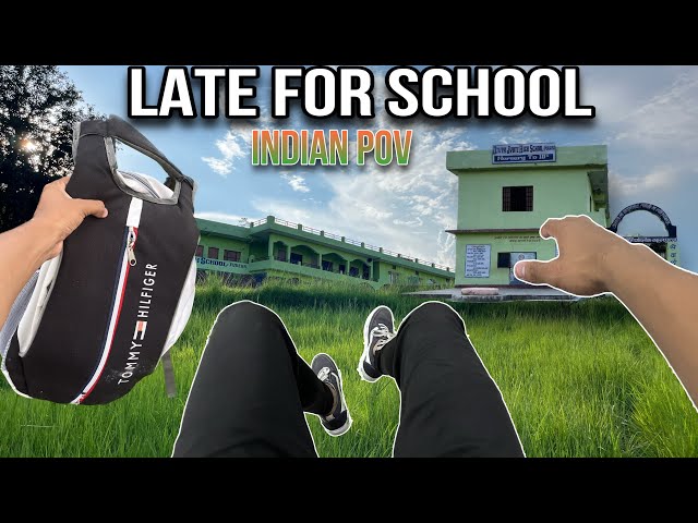 LATE FOR SCHOOL🏫 ||Village Parkour video