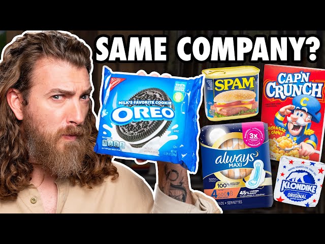 Surprising Foods Made By The Same Company