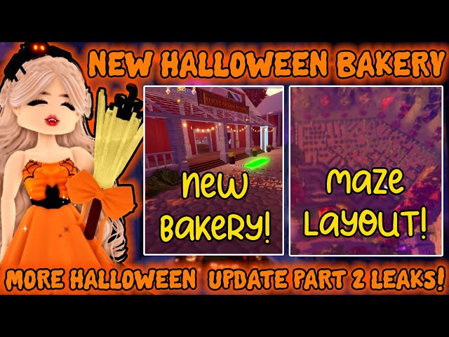 NEW Halloween Bakery Corn Maze Layout And More Halloween Update Part 2 Leaks Royale High