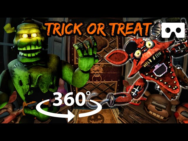 360° VR TRICK or TREAT Experience | FNAF Jump Scare