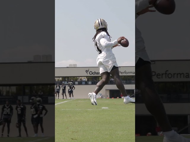 Alvin Kamara 💨 Saints Minicamp 2024 #saints #nfl #shorts