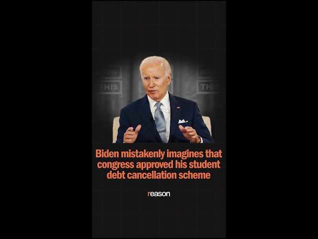 Biden thinks his student debt bill "passed." It didn't.