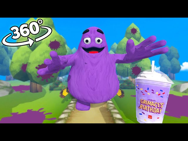 360° VR Grimace chase you!