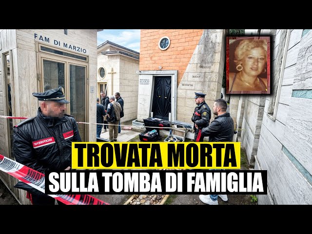 Orrore al cimitero: Giuliana trovata morta davanti alla tomba di famiglia con un sacchetto in testa.