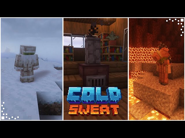 Cold Sweat (Minecraft Mod Showcase) | A Really Cool Temperature Mod | Forge 1.20.1/1.21.1