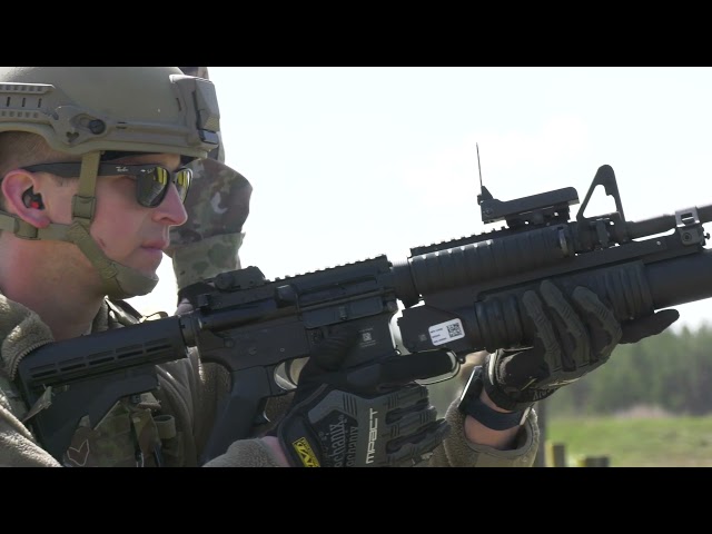 M203 grenade launcher @ Weapons Qualification at Fort McCoy