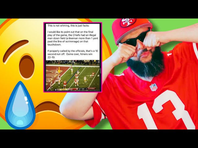 Are the 49ers whiners?! VIRAL meme Super Bowl Niners vs.Chiefs says otherwise! 😥