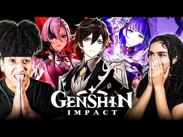 We reacted to EVERY GENSHIN IMPACT CHARACTER DEMO and ranked ALL OF THEM!