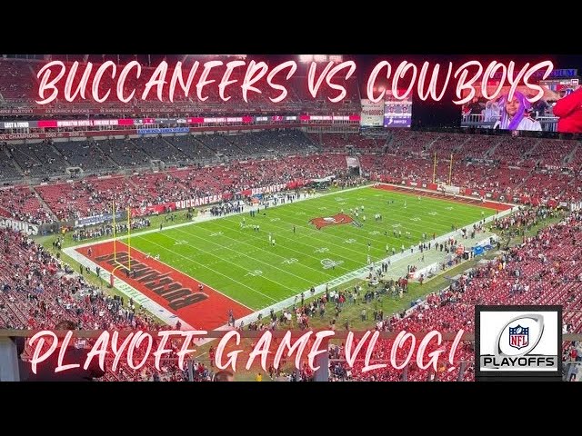 Buccaneers vs Cowboys Wild Card Playoff Game Vlog! Raymond James Stadium - 1/16/23!