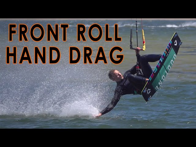 Kiteboard: Frontroll Hand Drag Tutorial