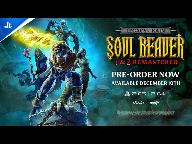 Legacy of Kain Soul Reaver 1 & 2 Remastered - Boss Reveal | PS5 & PS4 Games