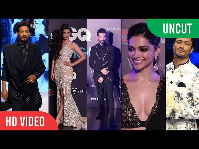 UNCUT - Van Heusen + GQ Fashion Nights 2017 DAY 02 | Deepika Padukone, Shahid Kapoor, Irrfan Khan