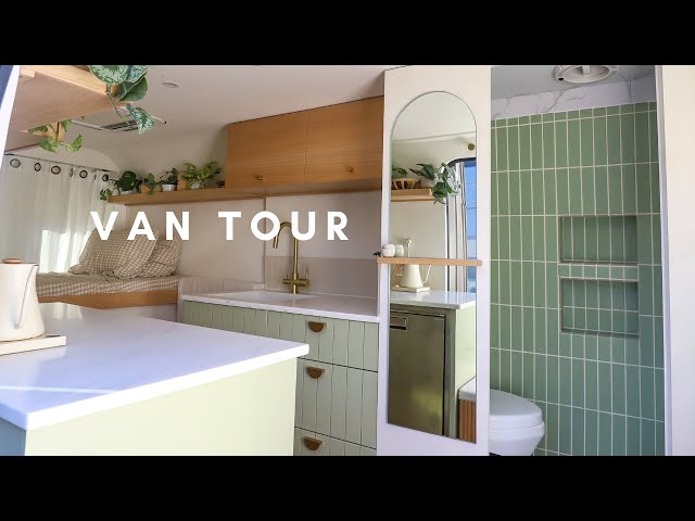 VAN TOUR | Luxury Modern Cozy Van for Full Time Living