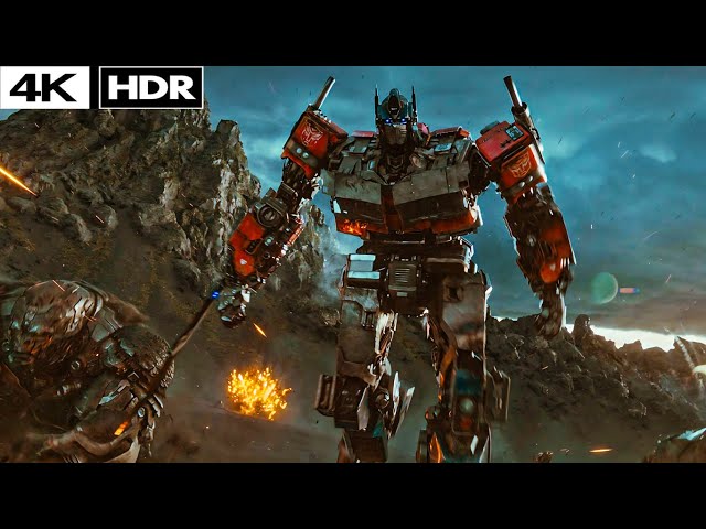 Transformers : Rise of the Beasts (2023) -  Final Battle Part 1 4k HDR