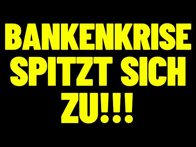 DRAMATISCH! BANKENKRISE SPITZT SICH ZU! 😨 KOMMT DER BUNKENRUN SCHNELLER ALS GEDACHT?!