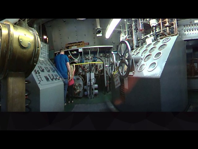 William G. Mather Steam Ship 360 view Engine Room View #2