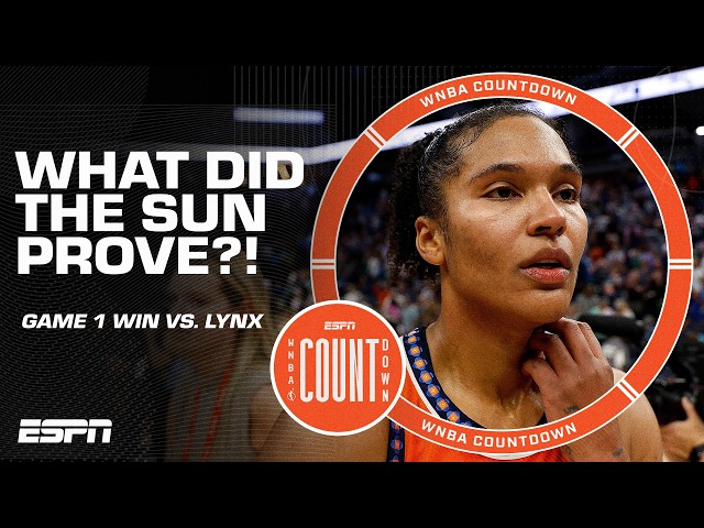 What did the Sun prove by winning Game 1 vs. the Lynx? | WNBA Countdown