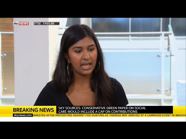 Elderly Social Care and Student Fees - Ash Sarkar on Sky News