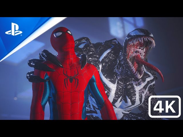 No Way Home Final Suit vs Venom Boss Fight ( Ultimate Difficulty ) Spider-Man 2 PS5 ( 4K )