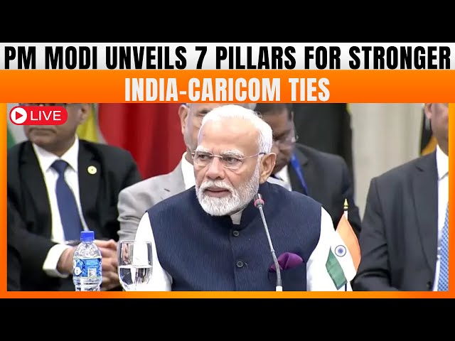 PM Modi Outlines Seven Key Pillars For Strengthening India-CARICOM Ties | News9 | Narendra Modi