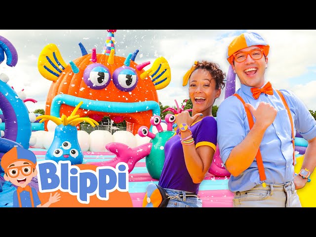 Blippi and Meekah’s Under the Sea Foam Party - Blippi's Big 10! | Educational Videos for Kids