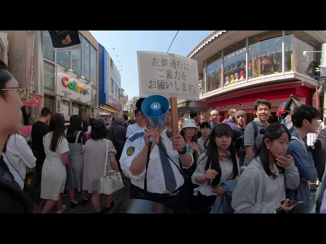 Shooting Street Photography Layers in Harajuku Street: Tokyo GOPRO POV VIRTUAL REALITY