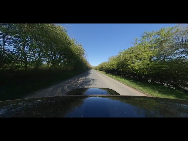 VR360 Drive through the countryside