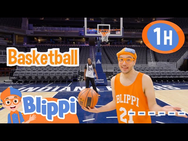 Basketball Tips and Tricks with Blippi | Sports for Kids | Educational Videos for Kids