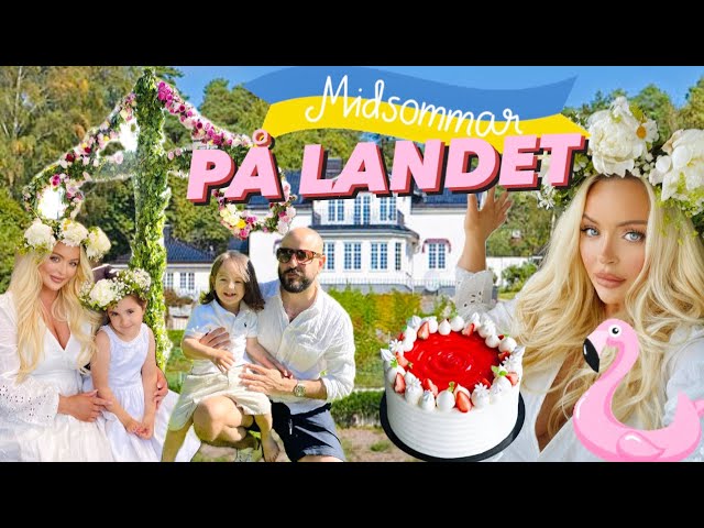 MIDSOMMAR PÅ LANDET VLOGG 🇸🇪🍰 - VÄRMDÖ 2024 💦☀️⛱️