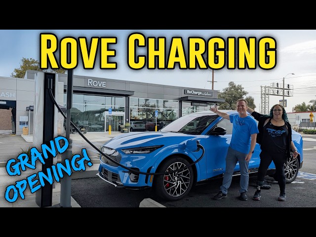 Rove Charging GRAND OPENING - The best EV charging station is now OPEN!