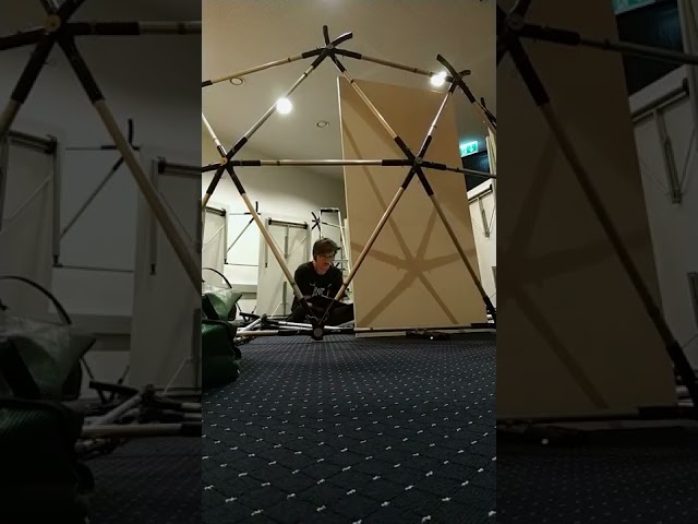 Veodome - 360° projection Dome | Geodesic Dome Setup