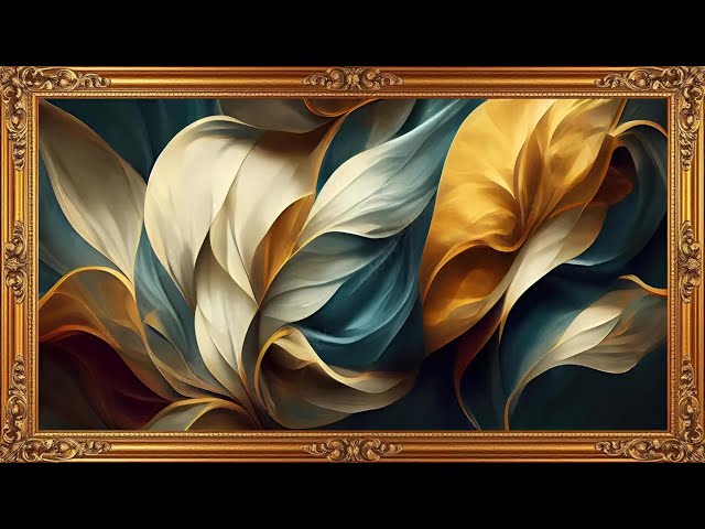 The Art Corner I Abstract Elegance I A Symphony of Flowing Colors Screensaver for Your Home I 4K